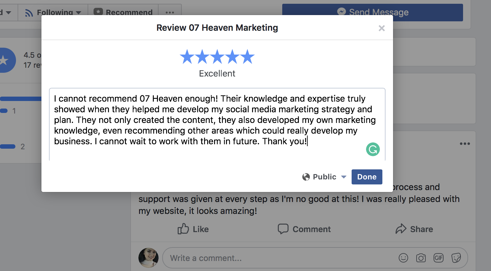 how to write a review on someones facebook page facebook page reviews not showing